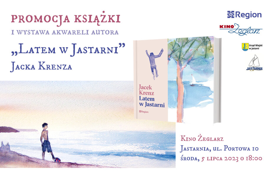 Promocja książki Latem w Jastarni lipiec kino żeglarz Jastarnia