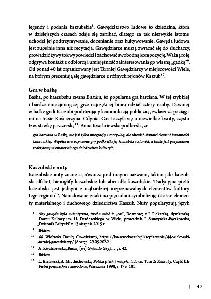 Ochrona niematerialnego dziedzictwa kultury na przykładzie Kaszub